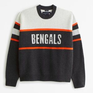 Abercrombie & Fitch Cincinnati Bengals Crewneck Medium